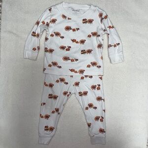 Kissy Kissy Thanksgiving Gobble Gobble pajama set 12-18m